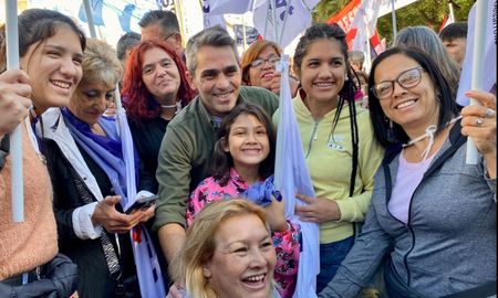 Juan José Saleme fue a acompañar al gobernador en su último discurso ante la Legislatura.