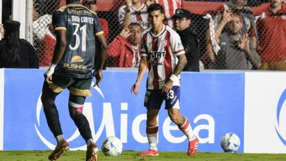 Hijo 'e Pocho: Tomás Lavezzi tuvo su debut profesional con la camiseta de Unión