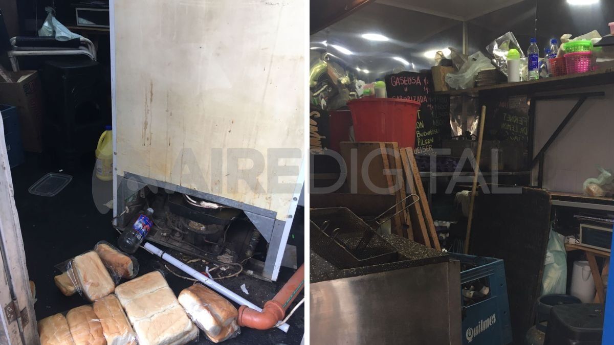 En el último robo dejaron preparada la heladera exhibidora para llevársela pero evidentemente no pudieron hacerlo. En el último robo dejaron preparada la heladera exhibidora para llevársela pero evidentemente no pudieron hacerlo.