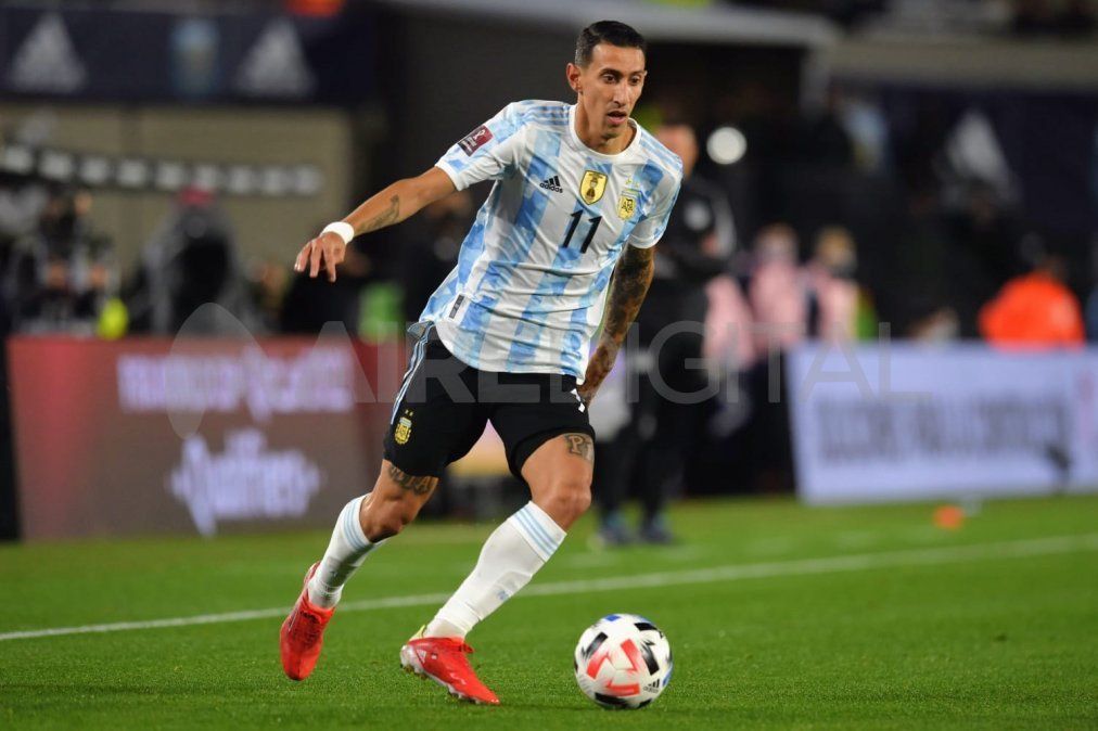 Ángel Di María fue uno de los más ovacionados en el Estadio Monumental, por ser el autor del gol en la final de la Copa América frente a Brasil.