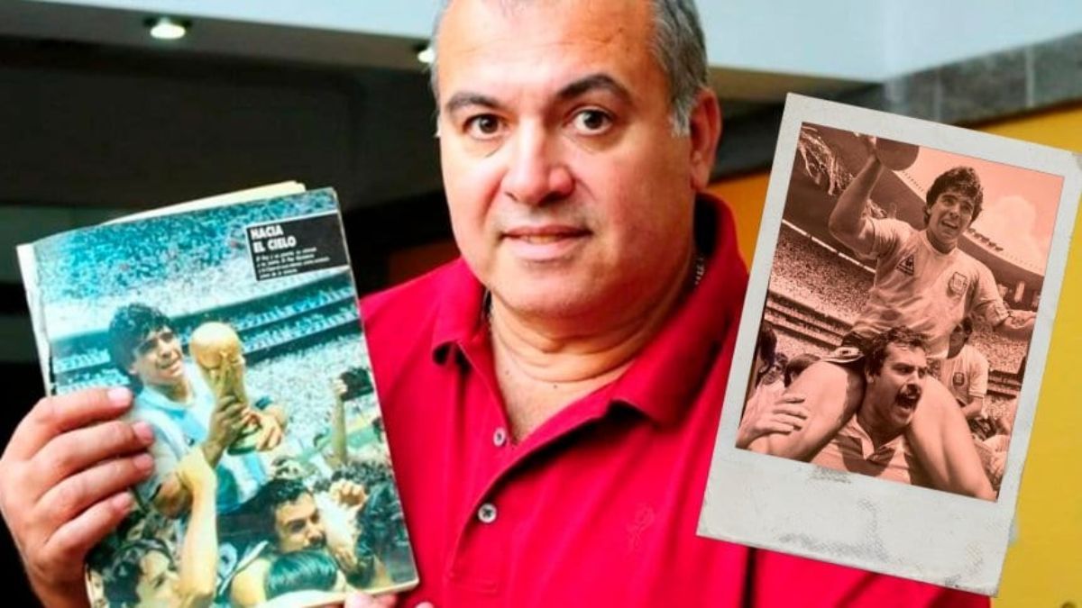 Falleció Roberto Cejas, el santafesino que llevó en andas a Diego Maradona en México.
