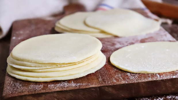 Receta de tapas de empanadas de hojaldre.