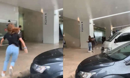 El reencuentro en el aeropuerto que se volvió viral por la caída El reencuentro en el aeropuerto que se volvió viral por la caída