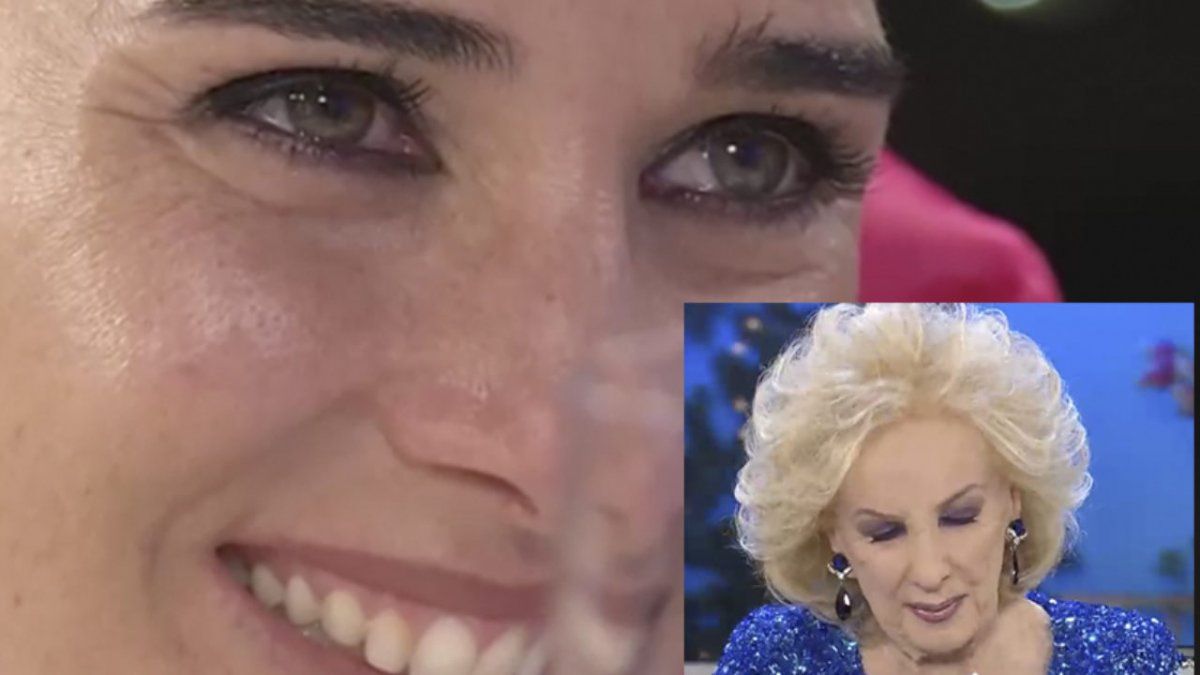 Juana emocionó a Mirtha hasta las lágrimas