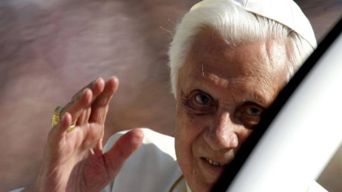 El papa emérito Benedicto XVI