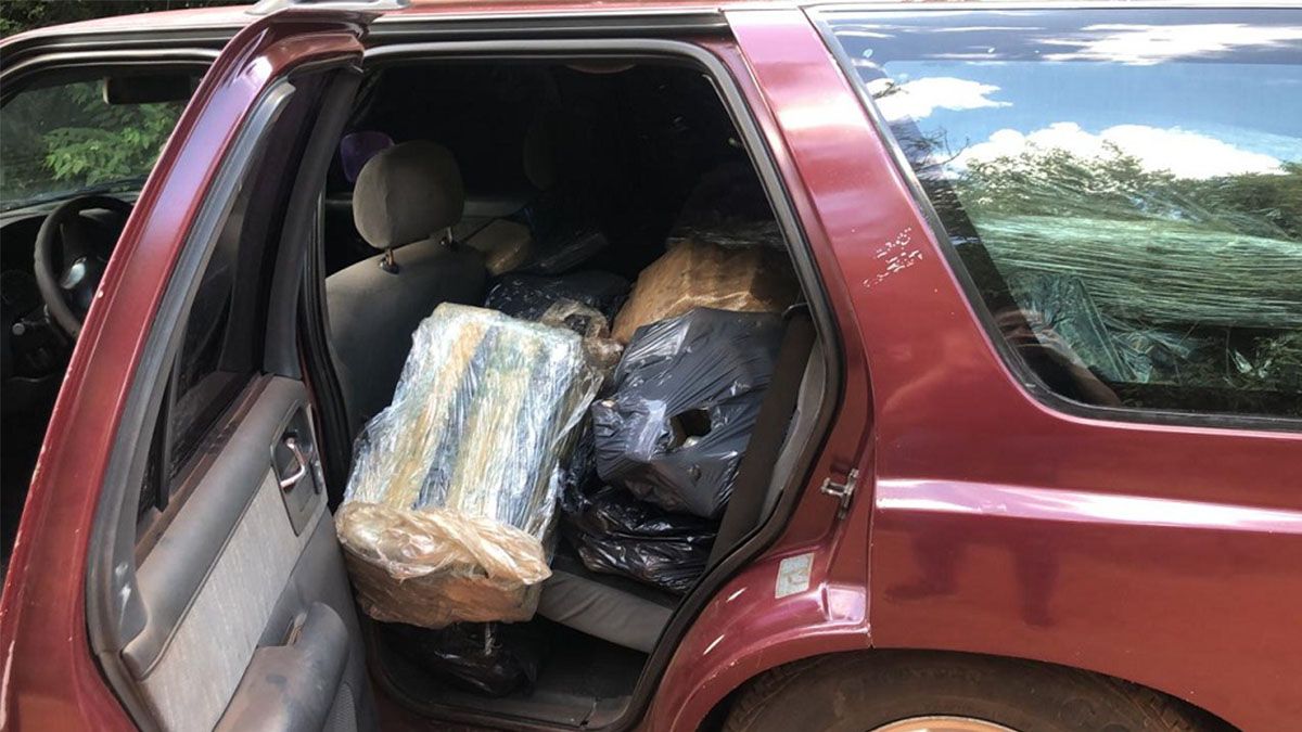 La droga fue descubierta por gendarmes del Escuadrón 50 “Posadas