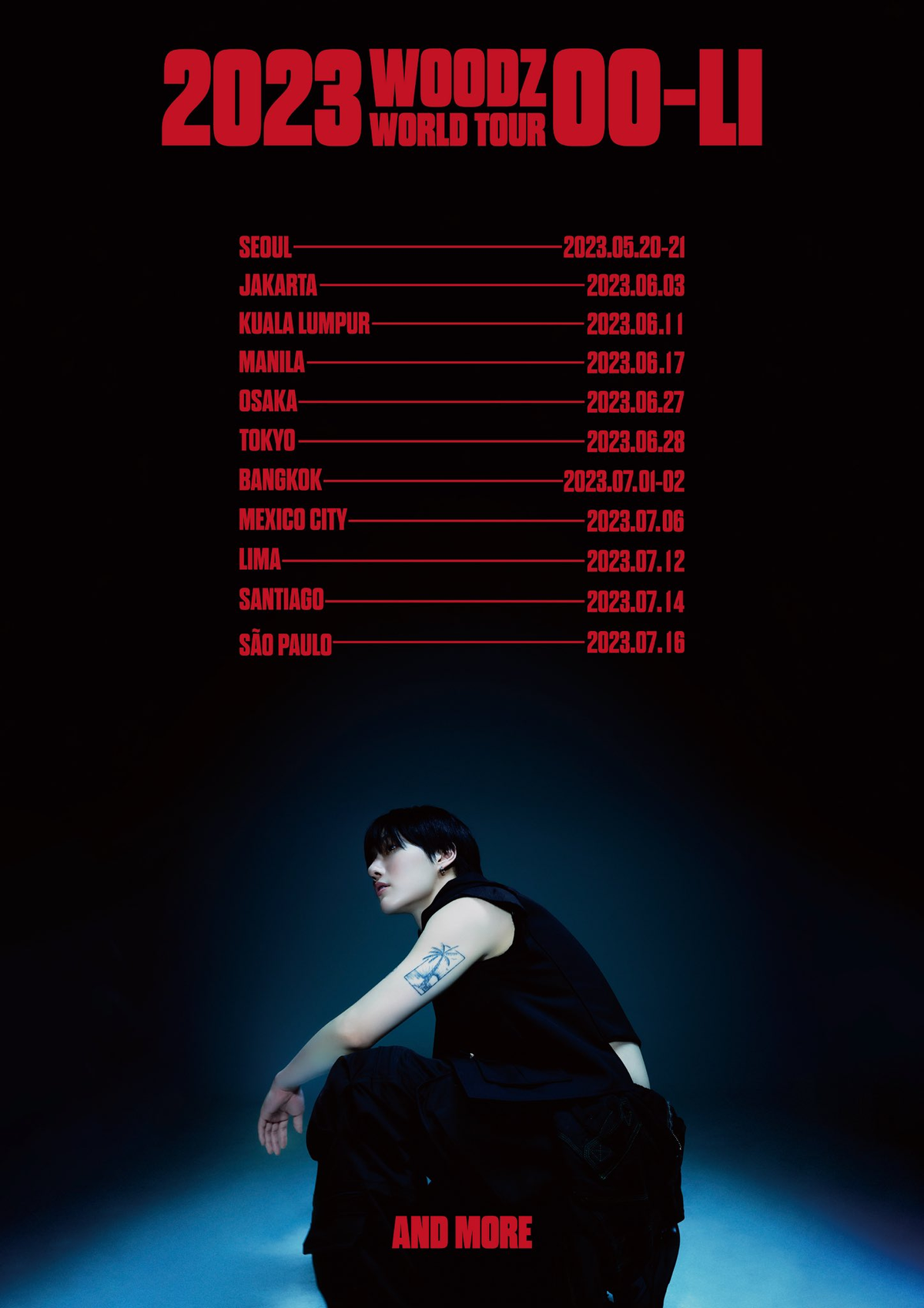 WOODZ visitará Latinoamérica en el marco de su gira mundial, "OO-LI".