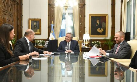 Aire de Santa Fe | Pago deuda coparticipación Santa Fe Nación Perotti Guzmán Alberto Fernández.jpg