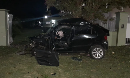 La víctima, identificada como Gabriel Brandon Garibaldi, impactó su vehículo en la zona de Montevideo y 71. La víctima, identificada como Gabriel Brandon Garibaldi, impactó su vehículo en la zona de Montevideo y 71.