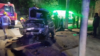 Grave accidente en Mendoza: una mujer chocó a un conductor alcoholizado y ahora está en estado crítico