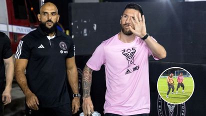 El impresionante golazo del guardaespaldas de Messi que se hizo viral en las redes: la rompió toda