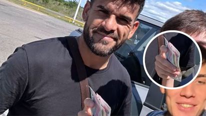 Un jugador de fútbol salvó a un hincha que no tenía plata para pagar el peaje: 