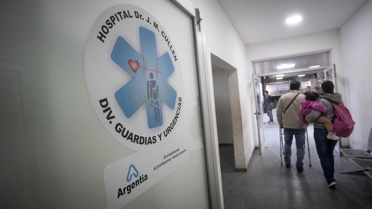 Un hombre herido terminó internado en el Hospital Cullen