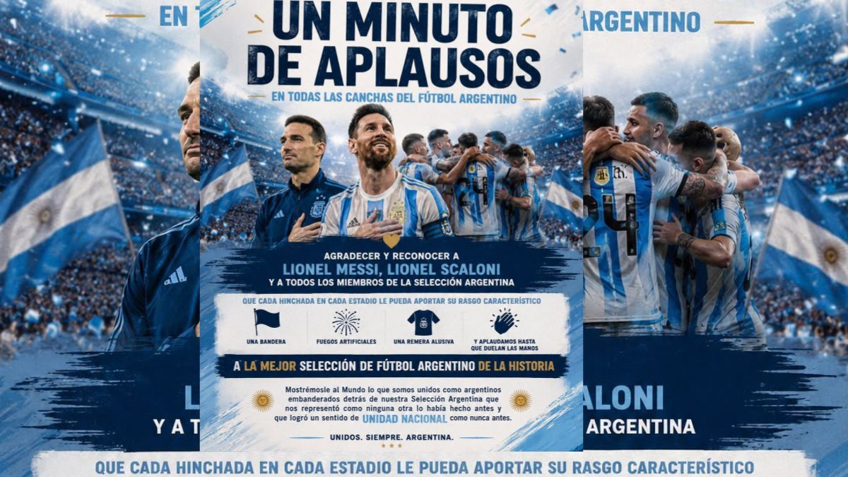 La Asociación del Fútbol Argentino dispuso un reconocimiento especial para el plantel que obtuvo el subcampeonato en el Mundial 2026. La Asociación del Fútbol Argentino dispuso un reconocimiento especial para el plantel que obtuvo el subcampeonato en el Mundial 2026.