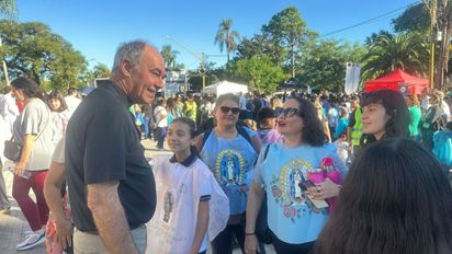 El mensaje del padre Panigo durante la Peregrinación: 