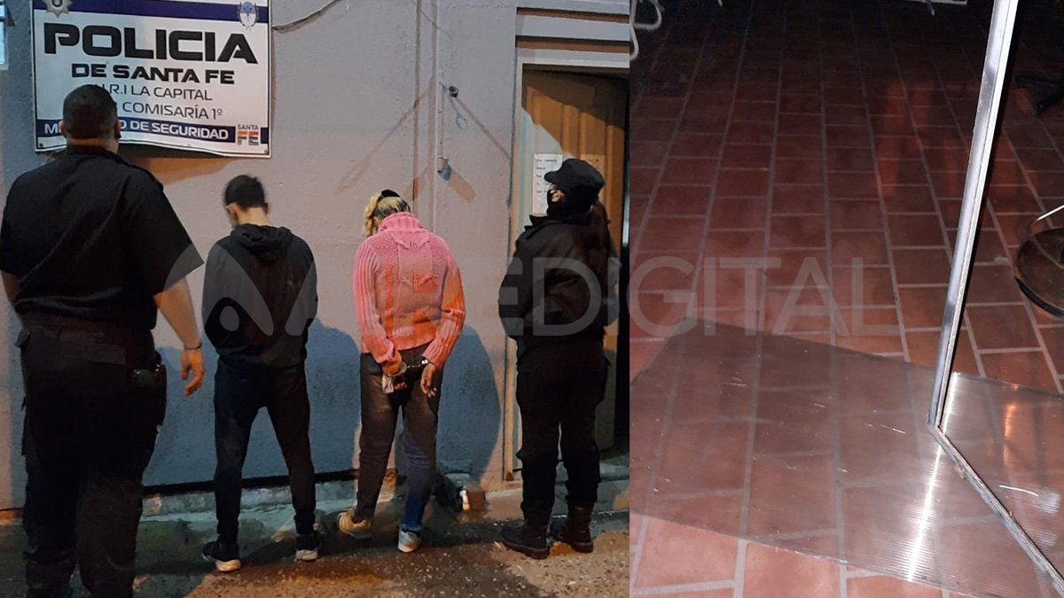 Esta madrugada detuvieron por quinta vez a la mujer embarazada: intentó robar en una peluquería