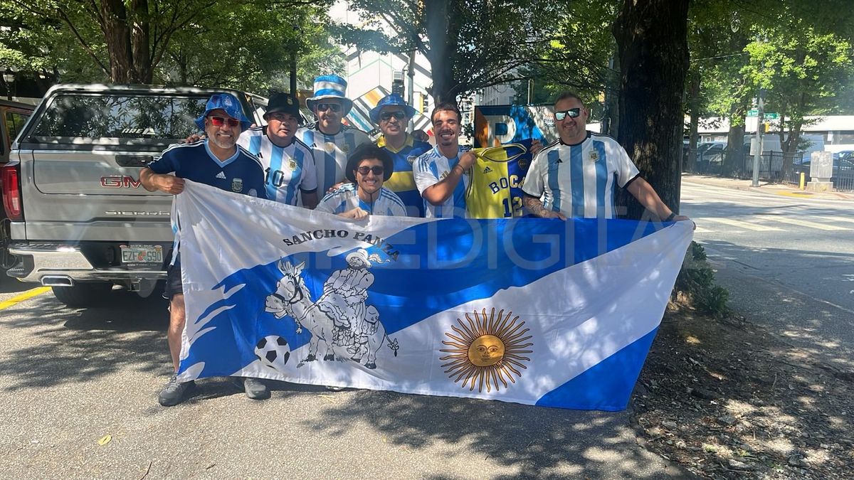 Los argentinos ya viven la previa en Estados Unidos.