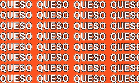 RETO VISUAL nivel PRO: solo el 3% encontró la palabra diferente ¡en 5 segundos! RETO VISUAL nivel PRO: solo el 3% encontró la palabra diferente ¡en 5 segundos!