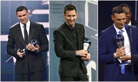 Argentina, insuperable en los premios The Best 2022. Argentina, insuperable en los premios The Best 2022.
