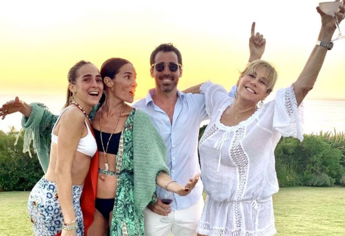 Marcela Tinayre festejó año nuevo en familia en