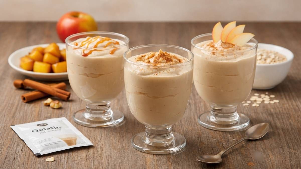 Podés decorar con hilos de caramelo o frutos secos para darle un contraste crocante a la suavidad de la manzana.&nbsp;