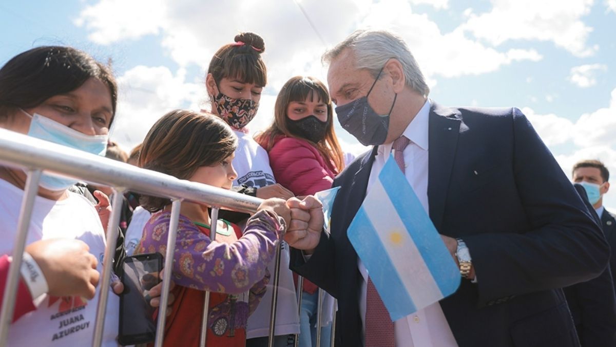 Alberto Fernández aseguró que la pandemia no frenó al Gobierno en su desarrollo de obras públicas.