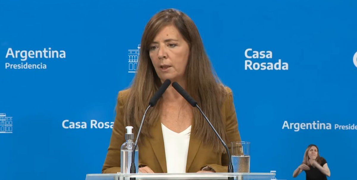 Conferencia semanal de la portavoz de Presidencia en Casa Rosada