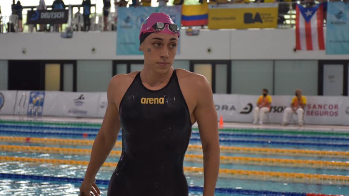 Julia Sebastián se quedó con la medalla dorada en los 200 metros pecho del Sudamericano de Natación.&nbsp;