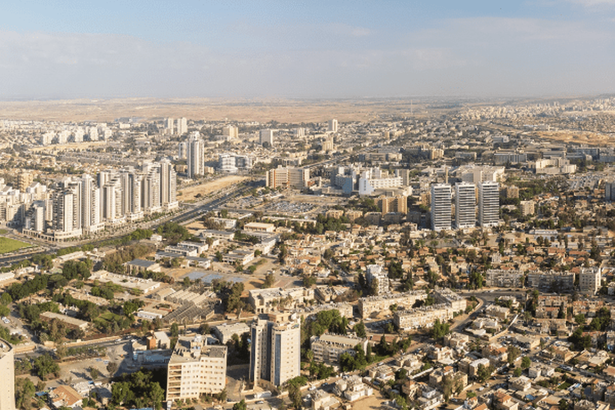 Beersheba, una de las ciudades bombardeadas durante las últimas horas en Israel. Beersheba, una de las ciudades bombardeadas durante las últimas horas en Israel.