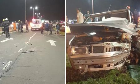 El accidente ocurrió en el acceso a la localidad de Oro Verde, provincia de Entre Ríos. El accidente ocurrió en el acceso a la localidad de Oro Verde, provincia de Entre Ríos.