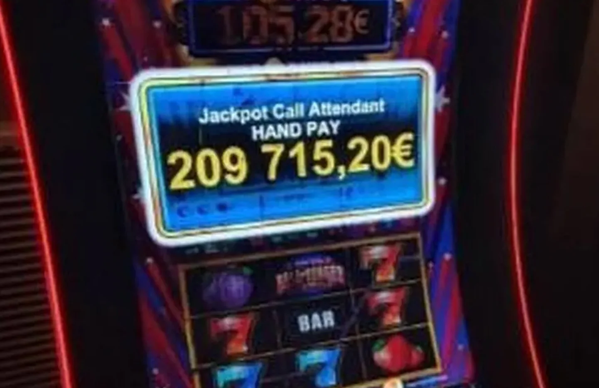 Suerte de principiante: apostó menos de $200 y se llevó $46 millones en el casino