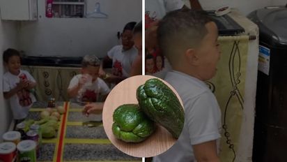 Así es Gabriel, el nene viral de Brasil: sus berrinches cuando le dan chayote acumulan millones de clics