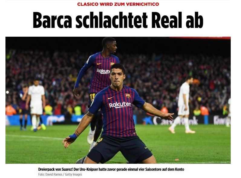 Así Reflejó El Mundo La Goleada Histórica Del Barcelona Al Real Madrid ...