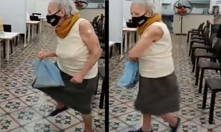 La abuela que se puso a bailar al ritmo de Creedence después de recibir la vacuna La abuela que se puso a bailar al ritmo de Creedence después de recibir la vacuna