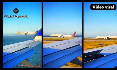 Divertido momento protagonizado por un usuario de TikTok dentro de uno de los aviones. Divertido momento protagonizado por un usuario de TikTok dentro de uno de los aviones.