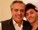 Alberto Fernández junto a su hijo, Estanislao Alberto Fernández junto a su hijo, Estanislao