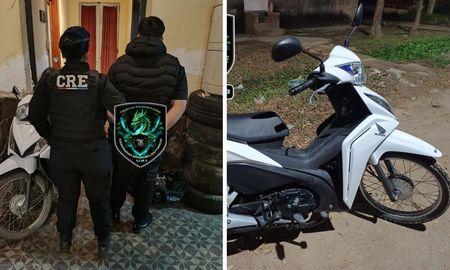 Santa Fe: secuestraron una moto robada hace cuatro meses Santa Fe: secuestraron una moto robada hace cuatro meses