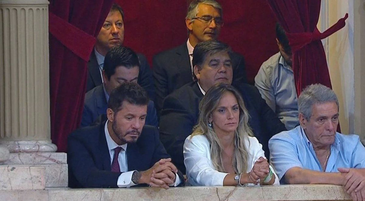 Marcelo Tinelli le hizo el aguante a Alberto Fernández en la apertura de sesiones ordinarias