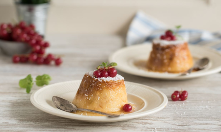 Flan casero de manzana para disfrutar un gran postre. Flan casero de manzana para disfrutar un gran postre.