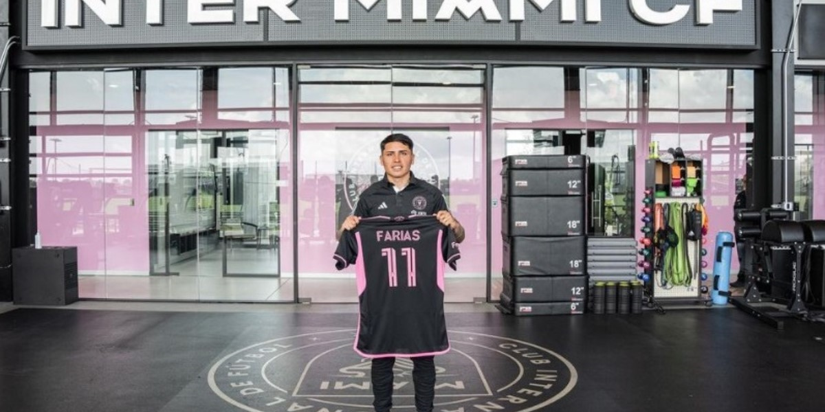 Facundo Farías jugará con la camiseta número 11 en Inter Miami.