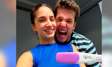 Melody Luz y Axel Caniggia mostraron por primera vez la carita de su hijo, Vincenzo Melody Luz y Axel Caniggia mostraron por primera vez la carita de su hijo, Vincenzo