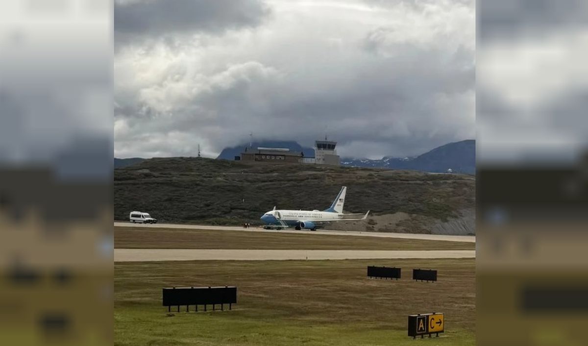 Un avión del Departamento de Defensa de Estados Unidos aterrizó en Ushuaia.