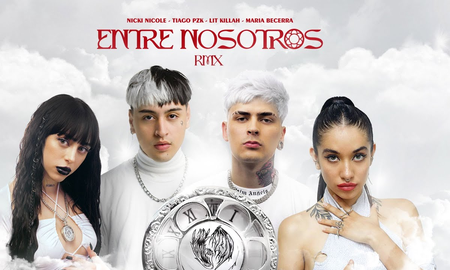 Los cuatro artistas se reunieron para un remix de Entre Nosotros pero la devolución en las redes sociales no fue la esperada. Los cuatro artistas se reunieron para un remix de Entre Nosotros pero la devolución en las redes sociales no fue la esperada.