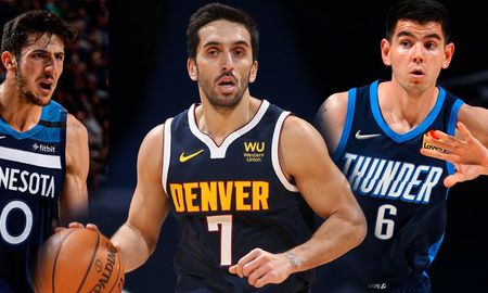 Este miércoles, los tres argentinos pueden hacer su debut en la nueva temporada de la NBA. Este miércoles, los tres argentinos pueden hacer su debut en la nueva temporada de la NBA.