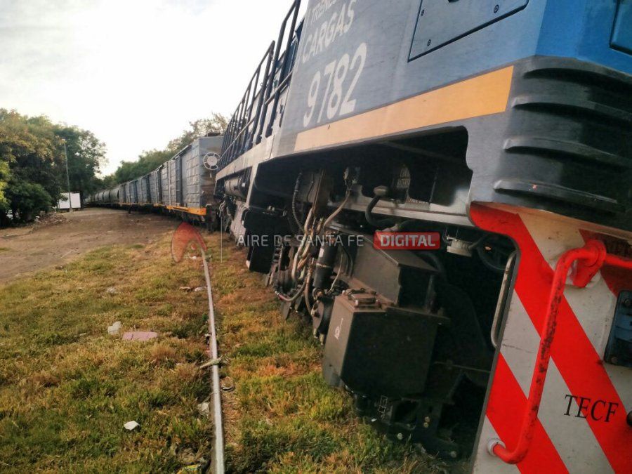 Descarriló tren en Vélez Sarsfield y Calcena