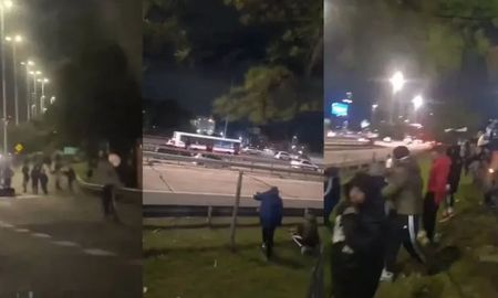Impactantes imágenes: incidentes entre los hinchas de River y Platense tras el partido en el Monumental Impactantes imágenes: incidentes entre los hinchas de River y Platense tras el partido en el Monumental