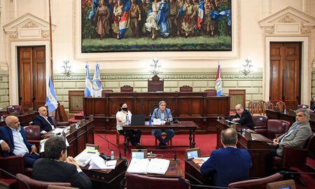 Este miércoles, en el recinto de la Cámara de Diputados de Santa Fe, se llevó a cabo una audiencia pública sobre la empresa agroexportadora Vicentin y su concurso de acreedores. Este miércoles, en el recinto de la Cámara de Diputados de Santa Fe, se llevó a cabo una audiencia pública sobre la empresa agroexportadora Vicentin y su concurso de acreedores.