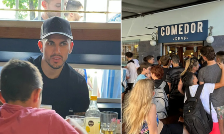 Leandro Paredes fue a comer con amigos a un club de barrio y con un invitado muy especial Leandro Paredes fue a comer con amigos a un club de barrio y con un invitado muy especial