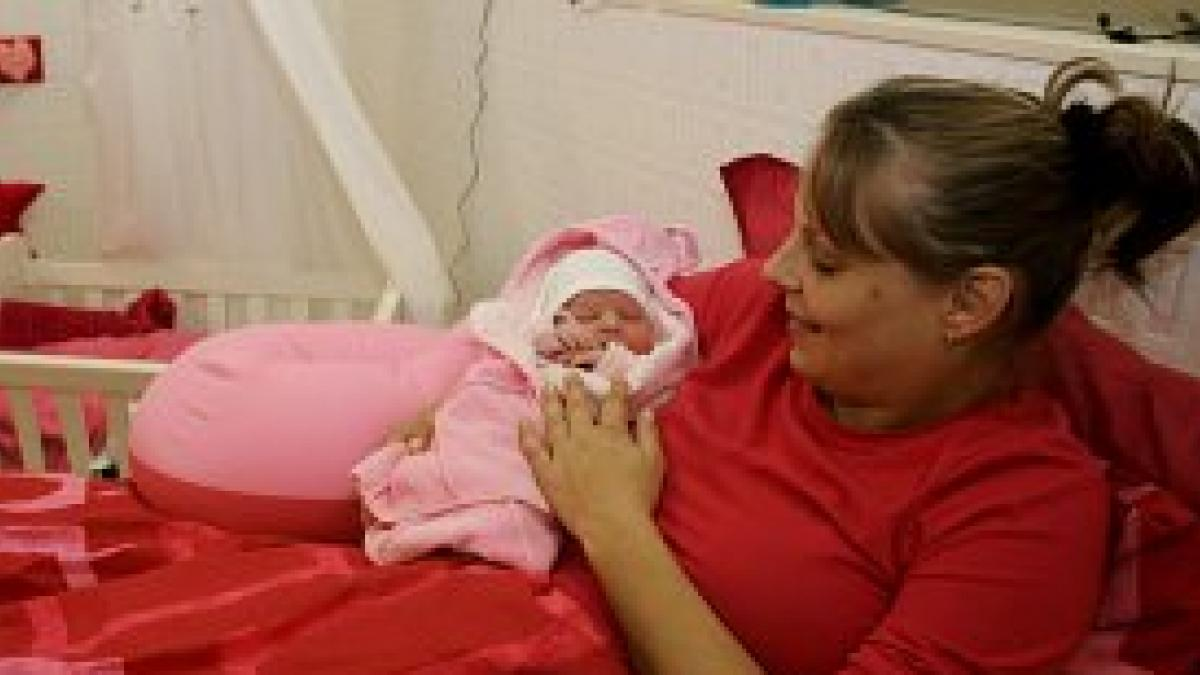 Una participante de Holanda tuvo a su hija en vivo.