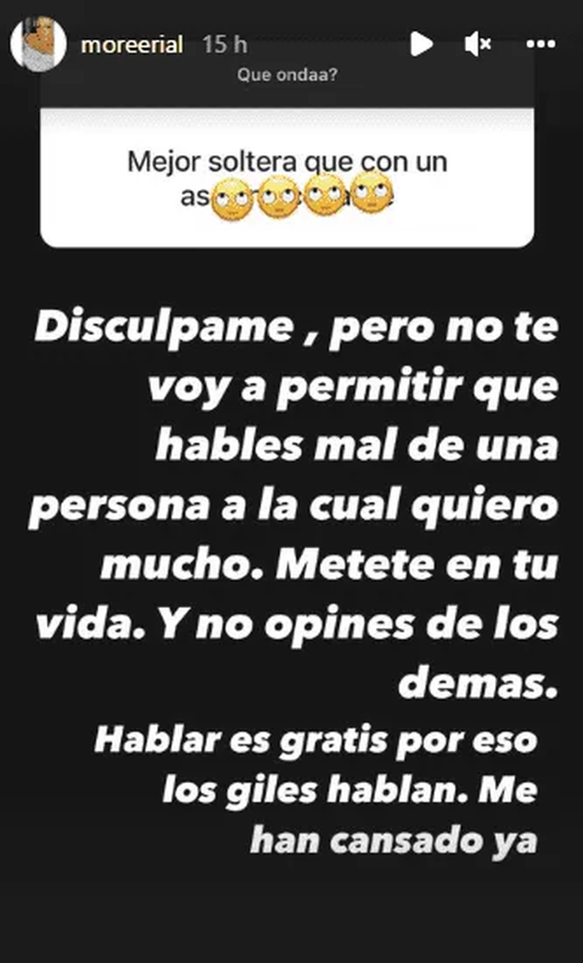 More Rial defendió a El Maxi.